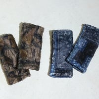 UNISEX / cableami / Print Fleece HAND WARMER / 014-25AW