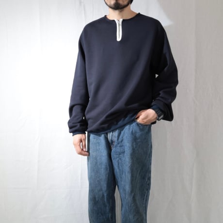 CATTA / HALF ZIP SWEAT SHIRT / STN-01