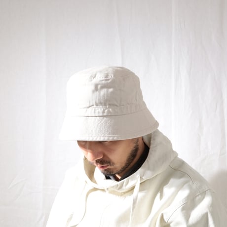cableami / organic cotton Herringbone BUCKET HAT / 005-26SS