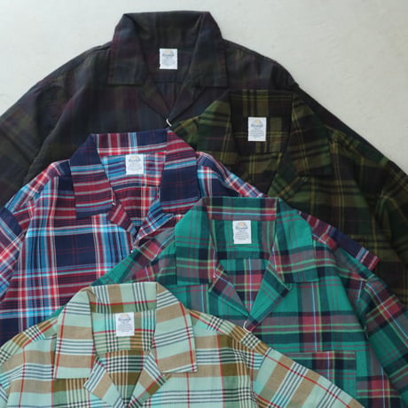 D.C.WHITE / MADRAS CHECK INDIAN CLERK SHIRTS / D231659 . D231658 . D231663 . D231661 . D231665