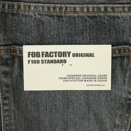 UNISEX / FOB FACTORY / SELVEDGE 66 DENIM 5P / F160