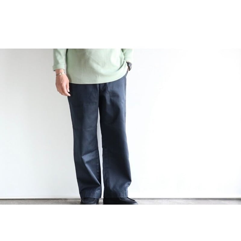 ARAN CHINO 4 チノパン ワイドパンツ ネイビー ARAN / CHINO-4 | LINKS ONLINE STORE