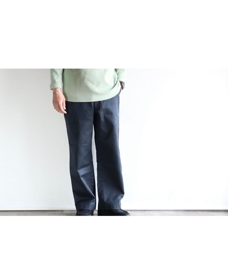 ARAN CHINO 4 チノパン ワイドパンツ ネイビー ARAN / CHINO-4 | LINKS ONLINE STORE