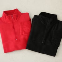 UNISEX / HARRITON / 8oz Quarter Zip Fleece Pullover