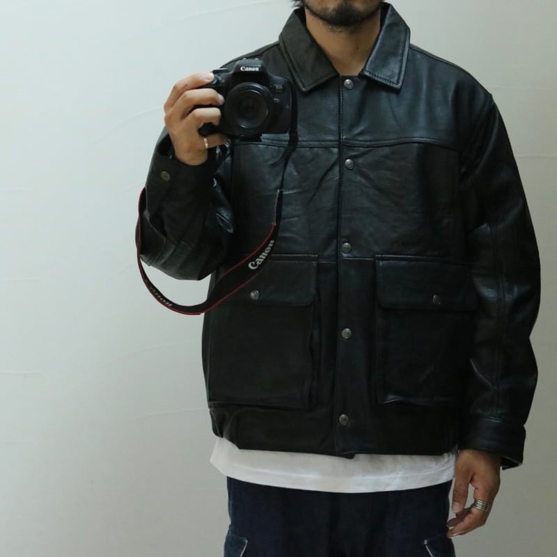 modem design / Reproduct Leather Flight Jacket