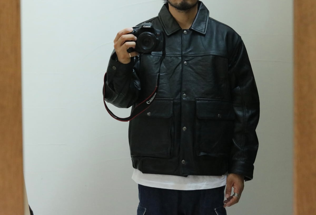 modem design / Reproduct Leather Flight Jacket 