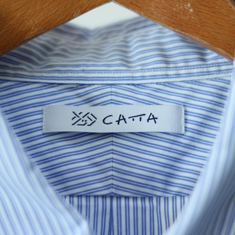 CATTA / REGULAR COLLAR SHIRT -SUPIMA STRIPE- / RG-03