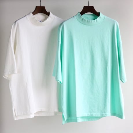 Velva Sheen / MOCK NECK BIG TEE / 162111
