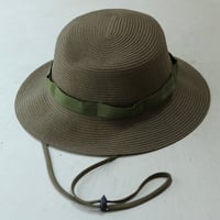 cableami / organic COTTON BRAID BUSH HAT with strap (detachable) / 026-25SS