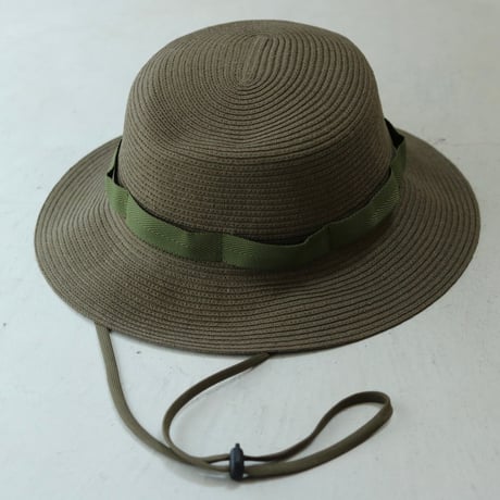 cableami / organic COTTON BRAID BUSH HAT with strap (detachable) / 026-25SS