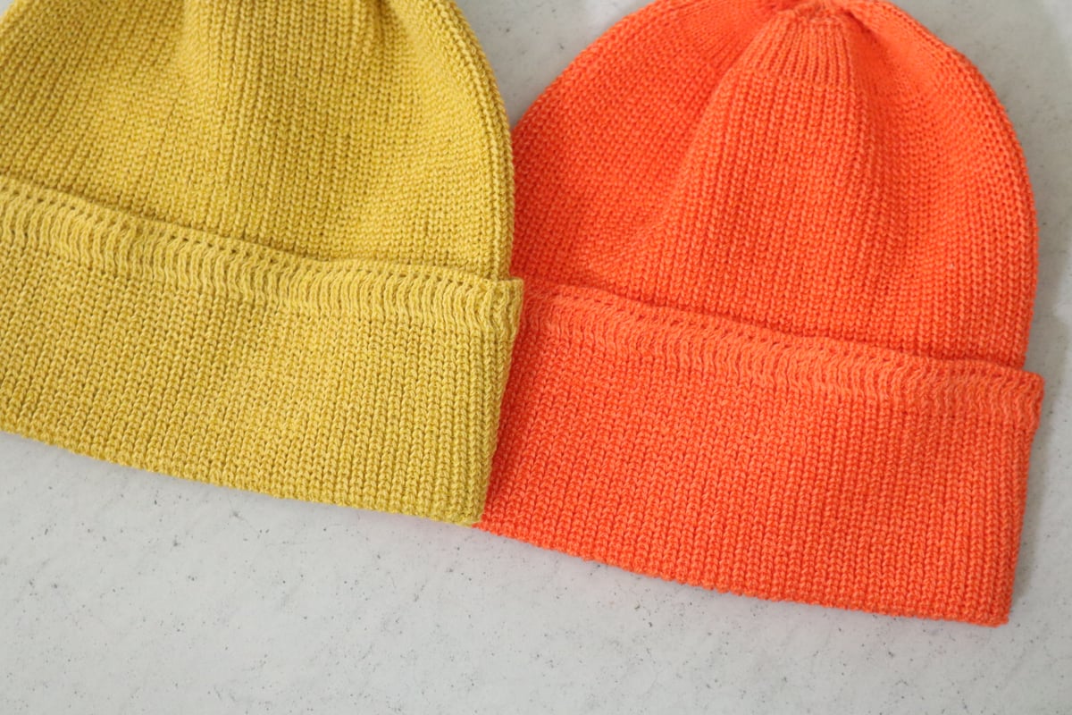 値引き！新品未使用！cableami 　LINEN WAFFLEW/CAP2枚組 Câbleami - Linen Waffle Watch Cap - Natural – Withered Fig