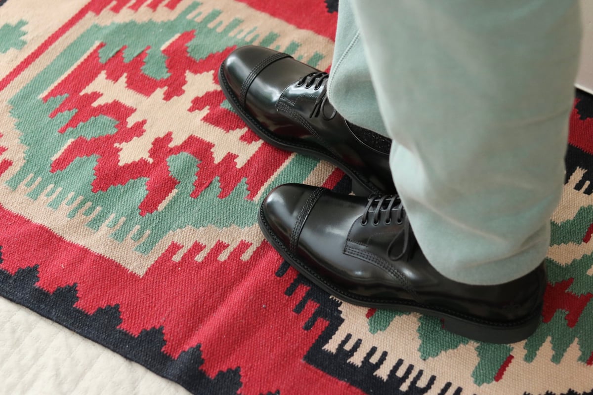 Sanders / Military Derby Shoe / 1128B | LINKS O