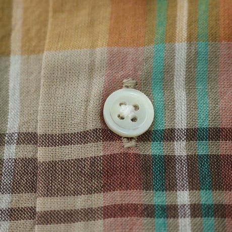 D.C.WHITE / MADRAS CHECK INDIAN CLERK SHIRTS / D241657