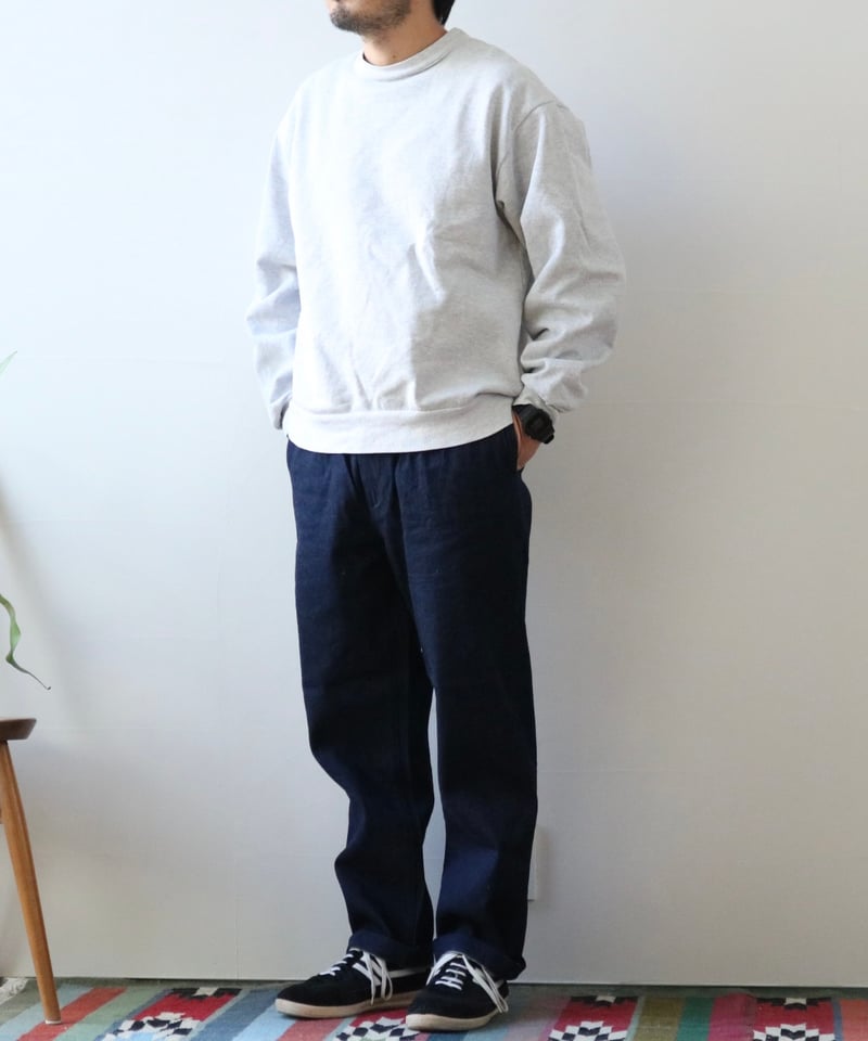 UNISEX / FOB FACTORY / DENIM TRACK PANTS / F050