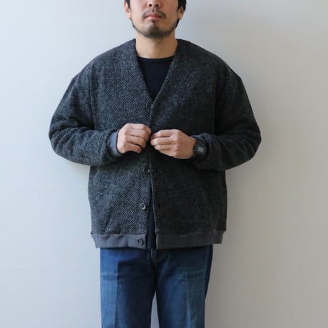 UNISEX / SPINNER BAIT / リブカーディガン アイスランディックウール / 212IK