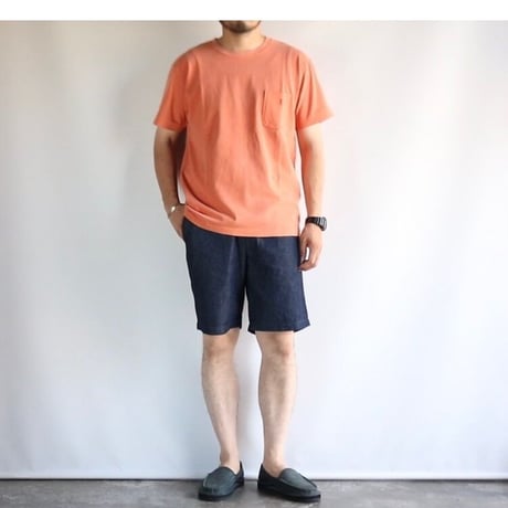 Branchworks / エメラルド天竺 POCKET EMB TEE
