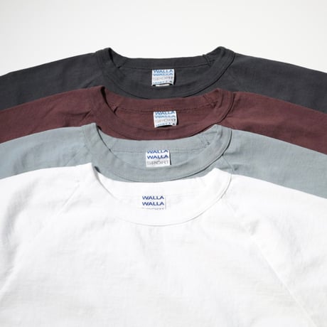 WALLA WALLA SPORT / S/S RAGLAN RIB LOOSE TEE