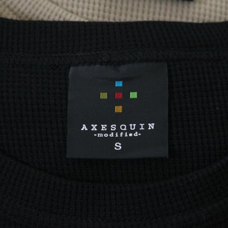 AXESQUIN -modified- / QD ECO WAFFLE FOOTBALL TEE / 321068