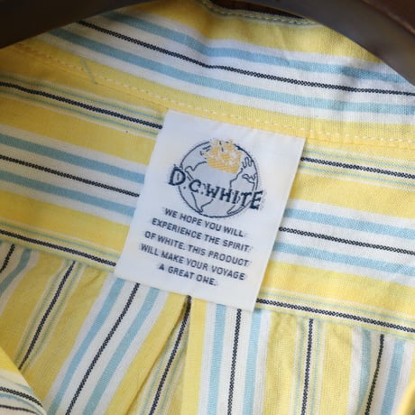 D.C.WHITE / RELAX BAND COLLAR SHIRT / D231666