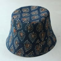 cableami / BLOCK PRINT BUCKET HAT / 006-25SS