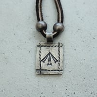 UNISEX / ナバホ族 Bruce Morgan / 1/4 14K チゼル プレーン バ