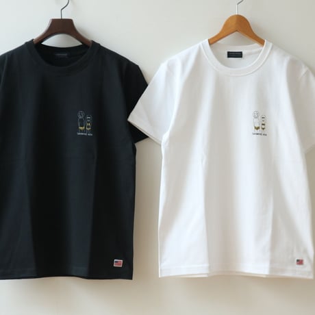 UNISEX / modem design / USA cotton Tee ''swimming now'' / M-2301058
