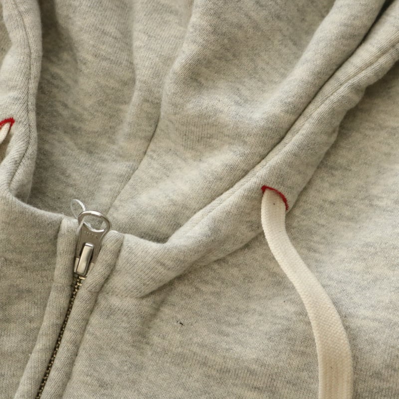 UNISEX / Velva Sheen / LOOPWHEELER BIG W-ZIP HO