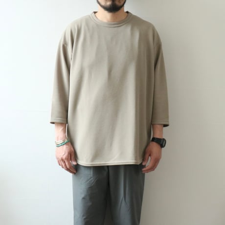 AXESQUIN -modified- / QD ECO WAFFLE FOOTBALL TEE / 321068