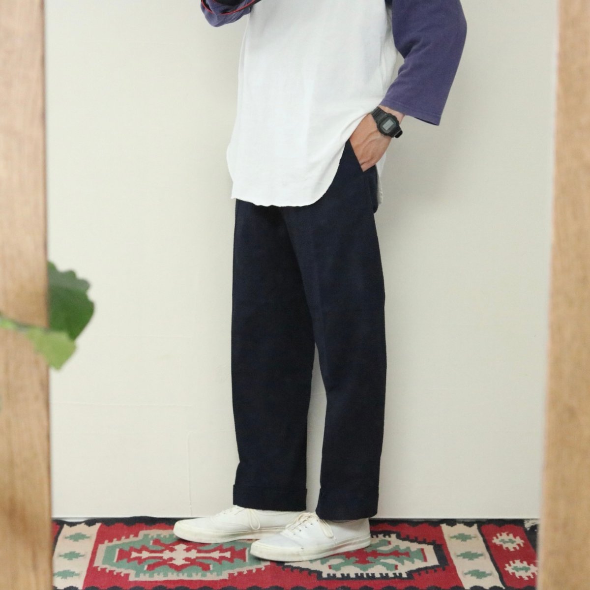 White さま コットン半袖ポケT S1553-1 (綿100%)（STUD'S） | 作業着・作業