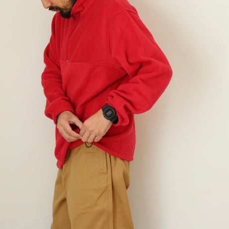 UNISEX / HARRITON / 8oz Quarter Zip Fleece Pullover