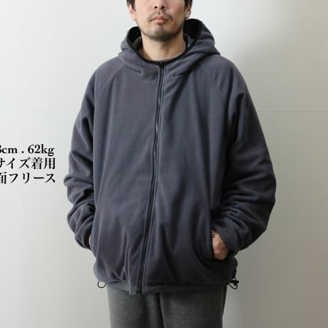 BEIMAR / Reversible Micro Fleece Hooded Jacket