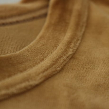 UNISEX / modem design × LINKS / VELOURS S/S POCKET TEE / M-1710356B