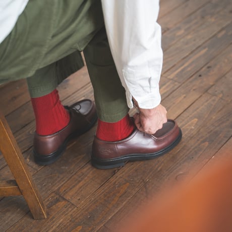 NAVY ROOTS / パイルカラーリブソックス / NR-SC23-02-2