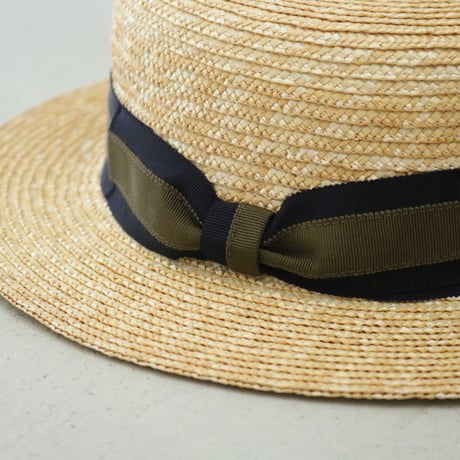 cableami / STRAW BOATER HAT / 030-24SS