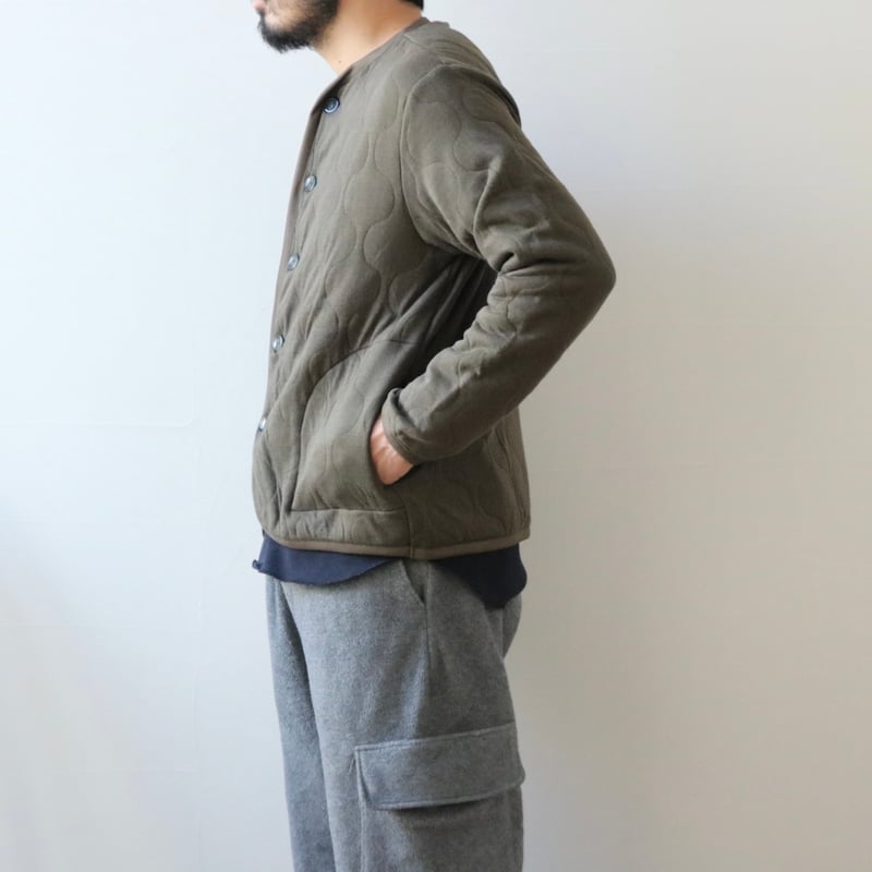 UNISEX / SPINNER BAIT / ライナーカーディガン ミリタリーキルト / 2