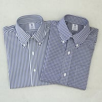 GAMBERT CUSTOM SHIRTS  / B.D SHIRT/ Bengal Stripe & Gingham Check