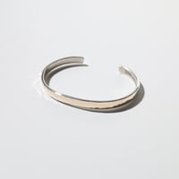 UNISEX / ナバホ族 Bruce Morgan / 1/4'' 14K Hammer Texture バングル