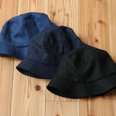 cableami / Linen Herringbone BUCKET HAT