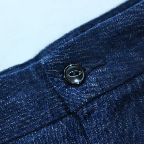 FRAIZZOLI / 1 PLEAT SEEMLESS SLACKS DENIM / FR251LD14011
