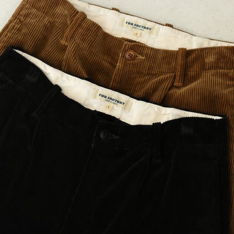 FOB FACTORY / CORDUROY WIDE TROUSERS / F0533