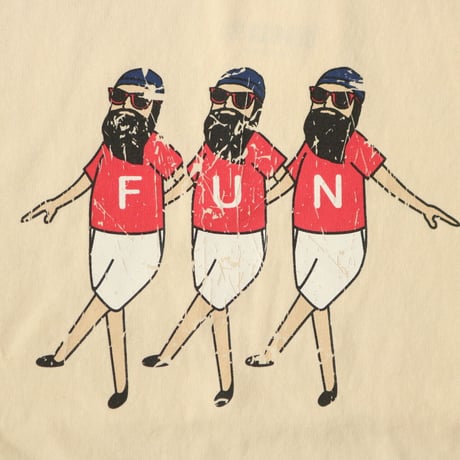 UNISEX / FUN for modem design / Ojisan Pigment Dye Tee / F-23052511
