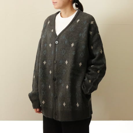 UNISEX / modem design / MOHAIR KNIT CARDIGAN / M-2503460