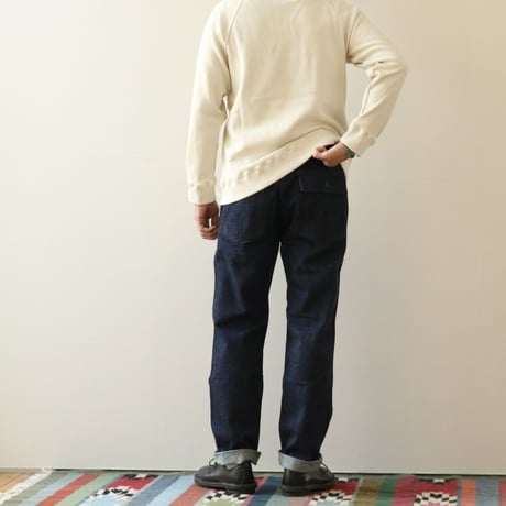 FOB FACTORY / DENIM BAKER PANTS / F0439