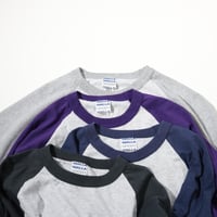 UNISEX / WALLA WALLA SPORT / 3/4 BASEBALL TEE ASH 2-TONE