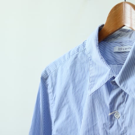 CATTA / REGULAR COLLAR SHIRT -SUPIMA STRIPE- / RG-03