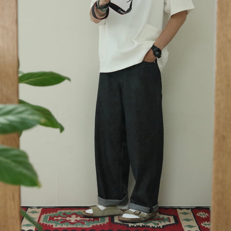 Crank Projects ワイドセルビッジデニム Crank Projects ワイドセルビッジデニム