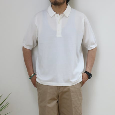 UNISEX / D.C.WHITE / CLASSIC RUGGER KNIT / D241552