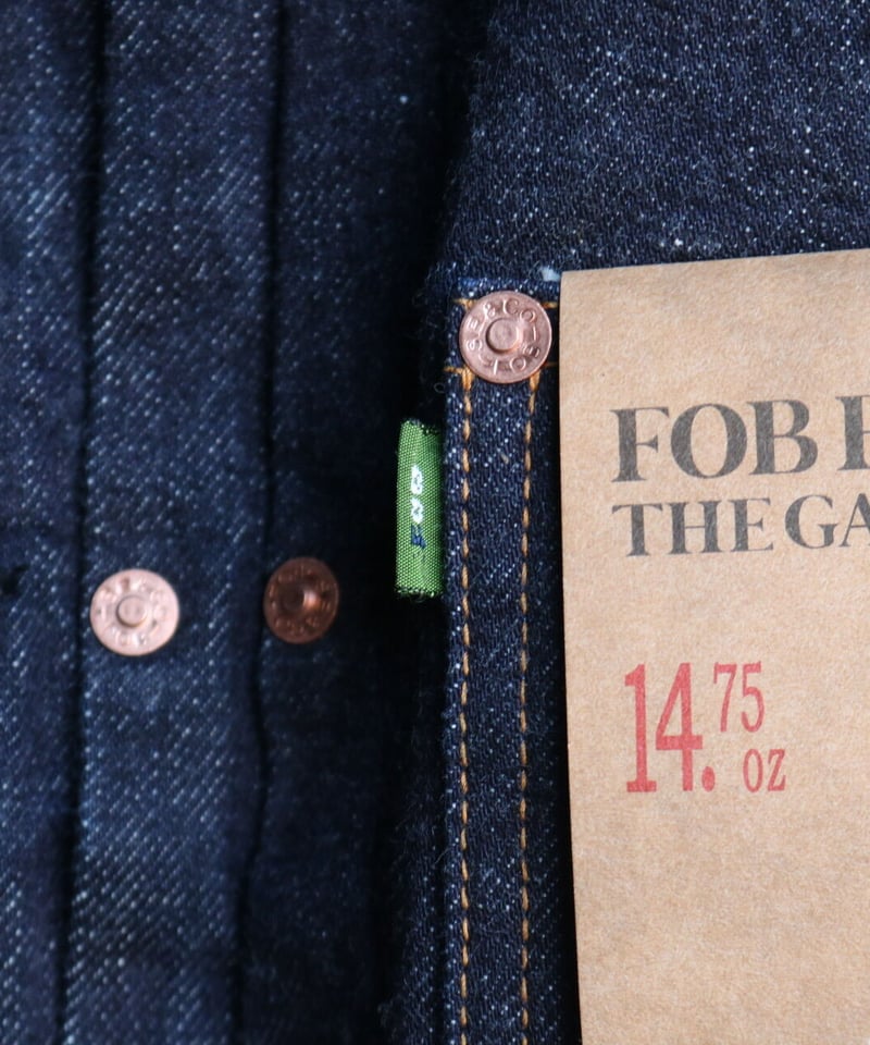 ジャケット・アウター fob factory selvedge garage denim jacket FOBファクトリー【FOB FACTORY】通販 SELVEDG GARAGE DENIM JKT