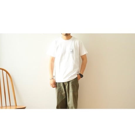 UNISEX / modem design / USA cotton Tee ''swimming now'' / M-2301058