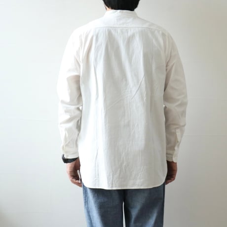UNISEX / FOB FACTORY / BAND COLLAR SHIRT / F3429